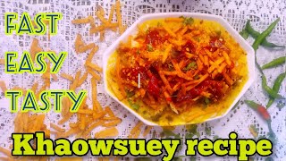 chicken khaowsuey recipe  memoni style authentic memoni khaowsuey recipe  khausa lover recipe [upl. by Fine837]