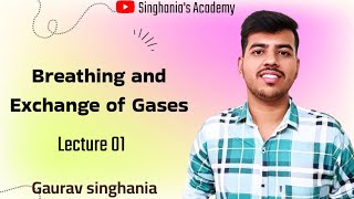 Breathing and Exchange of Gases  Class 11 lecture01  Ncert Biology  Science  Neet 2025 [upl. by Ailyt874]