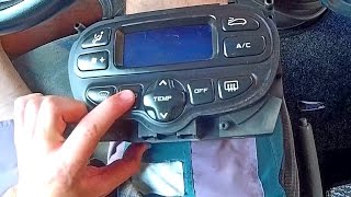 How to remove Climate Control Panel from Xsara Picasso AC Heater [upl. by Blodget]