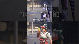 Kiriko and Widowmaker interaction  Overwatch 2 [upl. by Aicileb]