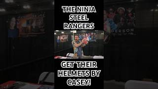 The Red Ninja Steel Rangers Get Their Helmets Ft Kelson Henderson and Mike Edwards [upl. by Ainud880]