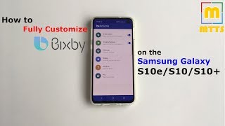 Fully Customize the Bixby Key on the Samsung Galaxy S10S10eS10 [upl. by Saisoj]