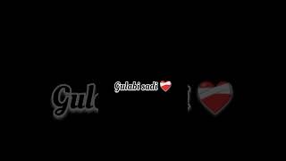 Part 2 Gulabi sadi ❤️‍🩹viralsonglyrics lovetrendingviralvideopopularmusic youtubeshorts song [upl. by Biddie720]