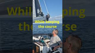 SOLO Spinnaker sailing in the North Sea sailingadventures sailing spinnaker [upl. by Auehsoj]