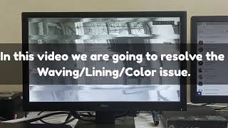 How to Solve NoiseliningColor Issue in CCTV  cctv camera lining problem solved [upl. by Ecnerrot171]