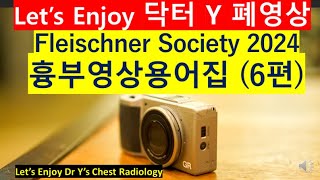 fleischner society glossary thoracic imaging 2024흉부영상용어집6편 2024흉부사진폐암사진Fleischner 胸部影像用語集胸部X線 [upl. by Aleekahs]