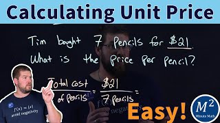 Finding Unit Prices How Much Does One Pencil Cost [upl. by Alexandra]