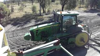 Dryland cotton picking  Reardon Farms Talwood Qld [upl. by Kcirtapnhoj]