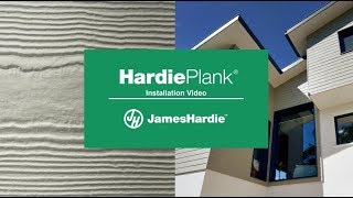 Hardie® Plank cladding installation video [upl. by Schurman]