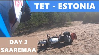 TET Estonia  2021  Saaremaa  Day 3  DucatiScrambler AfricaTwin Dominator [upl. by Dallman]