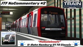 TS Classic  Polizeieinsatz  UBahn Hamburg U1 DT5  JoTrainFreak [upl. by Darcie]