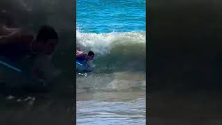 Hapuna beach bodyboarding hawaii boogieboarding [upl. by Oirifrop]