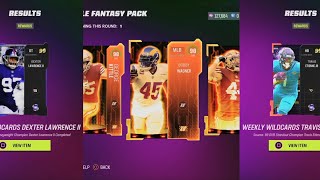 2 NEW 99 Wildcards 2 mill in TVPs  Madden 23 pack opening [upl. by Eeslehc]