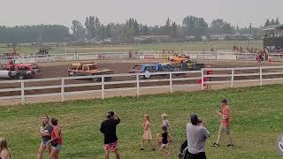 Melfort Demolition Derby July 21 2024 Heat 1 [upl. by Marybeth]