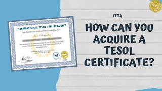 How to get a TESOL Certificate FAST and AFFORDABLE [upl. by Llenad]