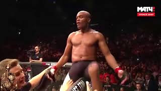 Anderson Silva vs Michael Bisping  FIGHT HIGHLIGHTS [upl. by Melodee]