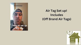 Mastering Air Tag Easy Setup Guide including Nonbrand Air Tags airtags [upl. by Eilahtan]