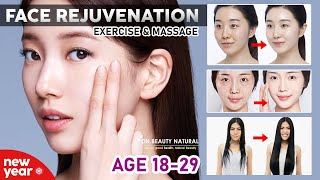 💖 Age 1829  Face Rejuvenation  Prevent facial wrinkles Smooth skin Plump Collagen Thick hair [upl. by Motch]