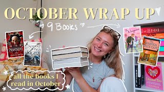 October Reading Wrap Up 🍁🍂📖 9 books I read in October mysteries fantasies sports romances [upl. by Bowers]