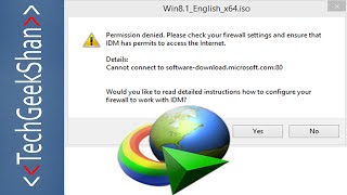 Fix IDM error quotPermission denied Please check your Firewall settingsquot [upl. by Ataga201]