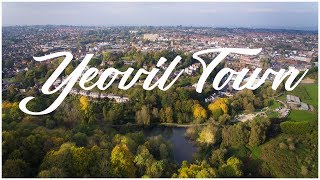 Yeovil Town Somerset Drone Flight DJI Phantom 4 [upl. by Melodie]