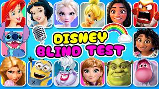 DEVINE 50 CHANSONS spécial DISNEY🎤🌺🎬  Blind Test  Les Minions Vaiana Raiponce Elsa [upl. by Dzoba]