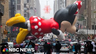 Macys Thanksgiving Day Parade officially underway in New York City [upl. by Marthena]