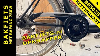 Bakfietsnl roestauratie  deel 4 kettingkast op BBS02B Bafang motor monteren [upl. by Rabi]