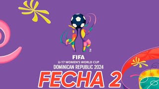 🛑TODOS LOS GOLES MUNDIAL FEMENINO SUB17 🏆 2° FECHA⚽ [upl. by Sualokcin479]