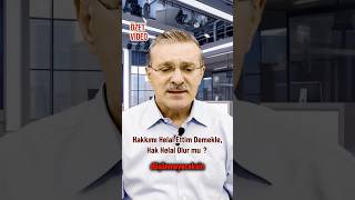 Hakkımı Helal Ettim Demekle Hak Helal Olur mu Dr Cemal Külünkoğlu shorts youtubevideo [upl. by Brion]