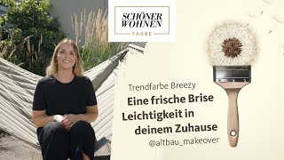 Neue Trendfarben 2024  Einrichtungstrends  Trendfarbe Breezy  Entspannung Zuhause [upl. by Rianon]