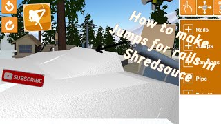 How to make custom jumplip for a rail in Shredsauce [upl. by Bowra]