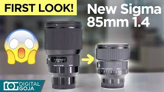 Sigma 85mm f14 DG DN Art lens FIRST LOOK [upl. by Eirrotal]