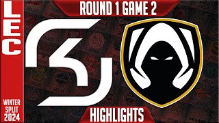 SK vs TH Highlights Game 2  LEC Winter 2024 Playoffs Lower Round 1  SK Gaming vs Team Heretics G2 [upl. by Yarod]