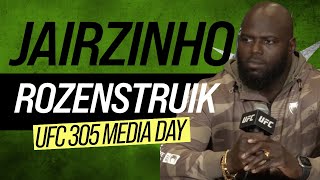 Jairzinho Rozenstruik full UFC 305 prefight media day interview [upl. by Pascal]