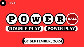 Powerball Double Play Drawing for September 07 2024  Lottery Winning Numbers [upl. by Fenn]