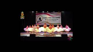 Huapango Potosino 1er lugar Nacional 8vo Concurso De danza folk en Puerto Vallarta Cat Juvenil [upl. by Kcirddehs965]