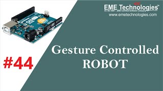 How to Make Gesture Controlled Robot using Arduino and MPU6050 [upl. by Ellehcim]