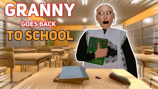 Granny Goes Back To School Secret Plans Full Gameplay Granny Chapter 😳 [upl. by Fredra]