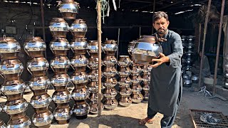 How is Afghanistan’s famous pressure cooker made from engine block at Ahmed Shah Mohsinzada factory [upl. by Daveen]