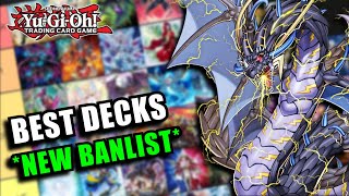 YUGIOH BEST DECKS TIER LIST POST APRIL 2024 BANLIST [upl. by Nirehtac]