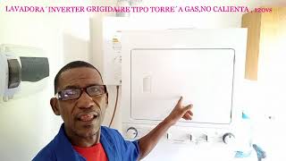 FRIGIDAIRE LAVADORA INVERTER NO SECA A GASDE TORRE CON SENSOR DE HUMEDADA 120vs [upl. by Akcirderf]