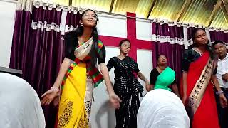 yeshu ki joganiya dance video beseda penti cos church jahada5 morang Nepal [upl. by Anatnahs896]