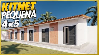 4X5 KITNET PEQUENA  Kitinet com 20m² [upl. by Negeam317]