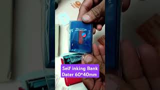 Big size Self inking Bank Dater making tutorial trodat bank youtubeshorts [upl. by Adnerad]