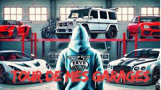 GTA 5 Online  Mes Garages Remplis de Véhicules Moddés  🚗✨ [upl. by Lin]