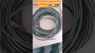 LAN 🤔cable connector ⚡LAN cable Crimping Communication Cable High Cat cable cat6a Communication [upl. by Aicaca]