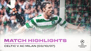 From the Archives  Celtic 21 AC Milan  The last gasp goal that toppled AC Milan onthisday [upl. by Cathryn]