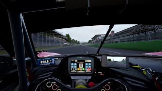 ACC monza Ferrari 296 GT3 Dry Track Guide Hotlap  Telemetry [upl. by Eliathan]