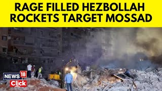 Israel Vs Hezbollah  Hezbollah Targets Mossad Headquarters Military Base Near Tel Aviv  N18G [upl. by Duquette]